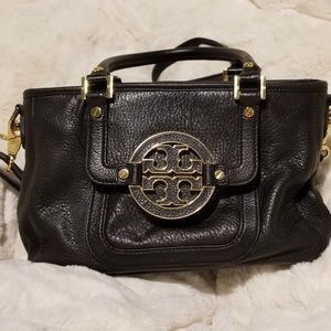SOLD! Tory Burch AMANDA mini satchel in black